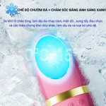 Máy Rửa Mặt Điện Di Tinh Chất Nóng Lạnh 6in1 Phiên Bản Mới – Làm Sạch, Massage, Đẩy Dưỡng, Se Khít Lỗ Chân Lông HB21 — ảnh 5