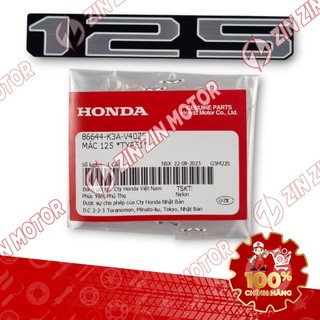Tem Số 125 / 160 Yếm Xe Air Blade 125/160 2025 86644-K3A-V40ZB , 86644-K3A-V40ZA Chính Hãng - ZZM