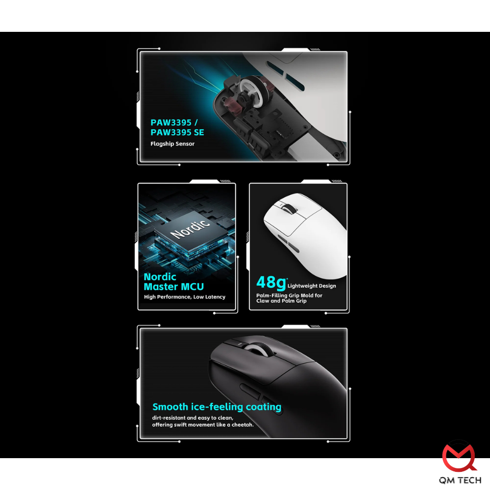 Chuột Gaming Siêu Nhẹ VXE R1 S / R1 SE+ / R1 SE / R1 Pro / R1 Pro Max Wireless - QMTECH STORE | BigBuy360 - bigbuy360.vn