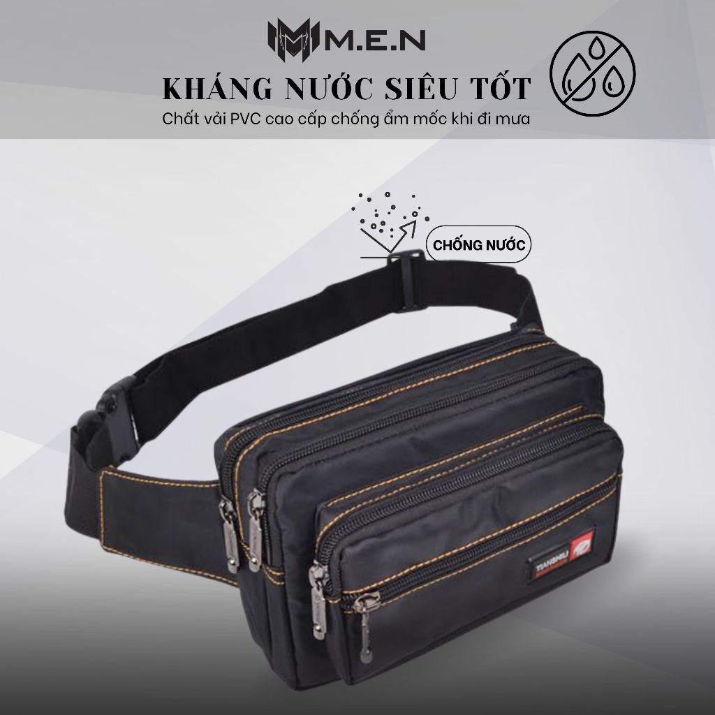 Túi đeo chéo đeo hong đeo bao tử, nịt bụng đa năng ngang kéo tian đa năng M.E.N k501 {flashsale}