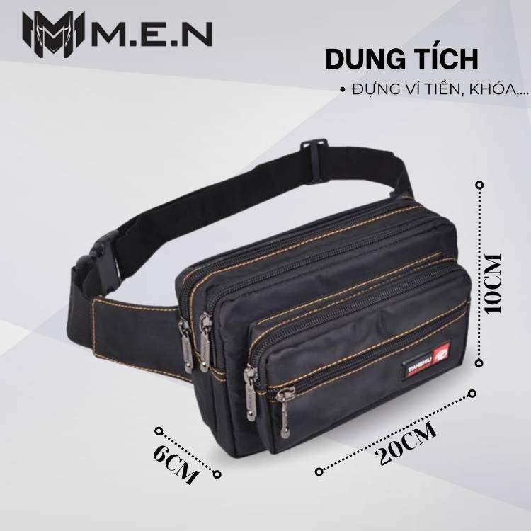 Túi đeo chéo đeo hong đeo bao tử, nịt bụng đa năng ngang kéo tian đa năng M.E.N k501 {flashsale}