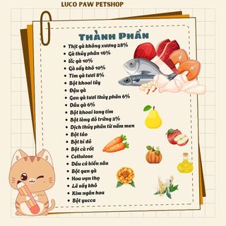 Hạt Cho Chó MOLIK  1.5kg với 5 loại topping , hạt không độn ngũ cốc, sữa dê ,thịt gà ,lòng đỏ,gà tây