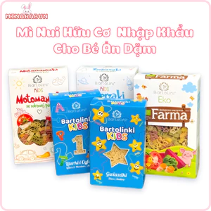 Mì Nui Hữu Cơ Nhập Khẩu, Nui Hữu Cơ Ăn Dặm Nhiều Hình Cho Bé Tập Cầm Nắm Gói 50g