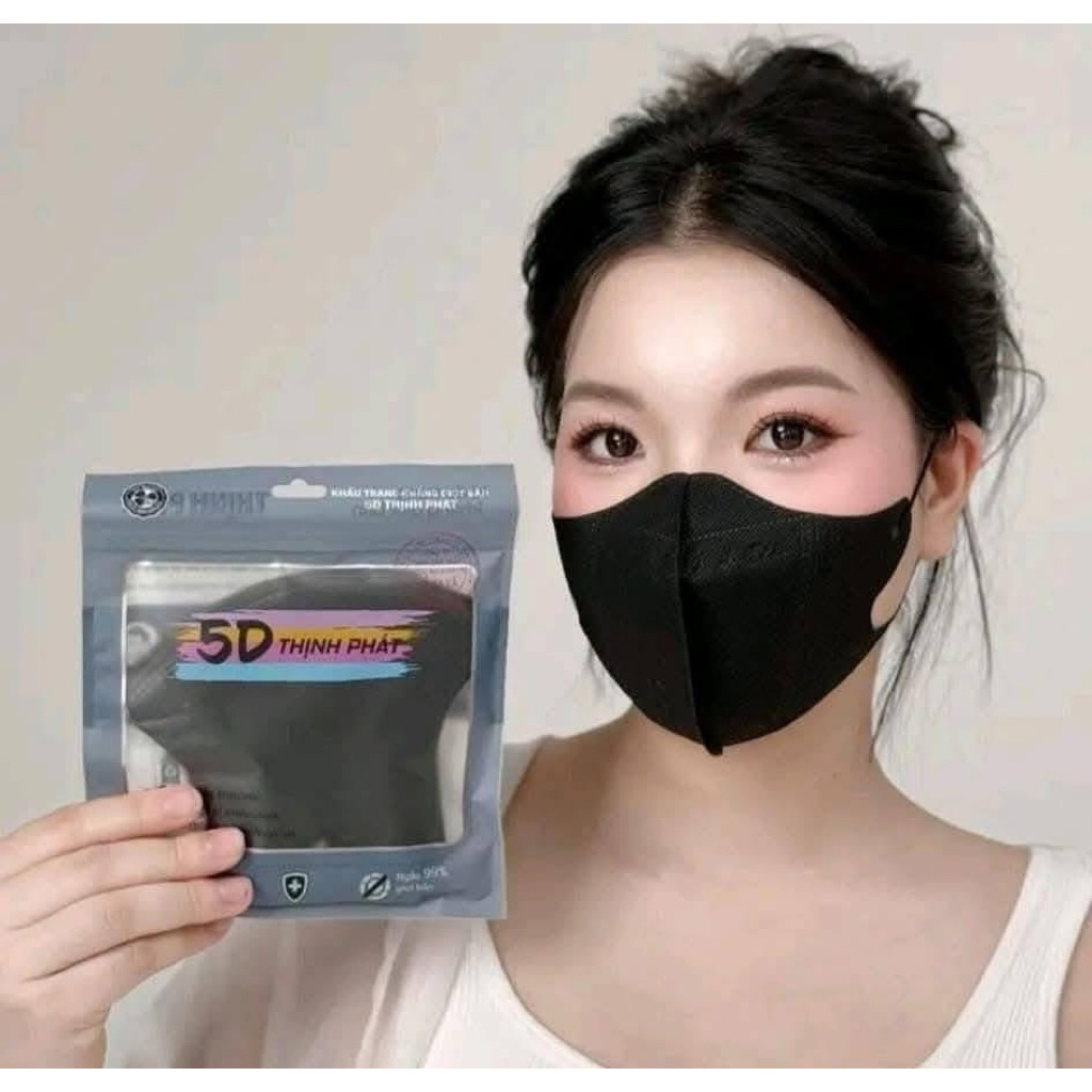 THÙNG TÍM CHÍNH HÃNG Sét 200 Chiếc Khẩu Trang 5D Thịnh Phát,Hàng Cao Cấp