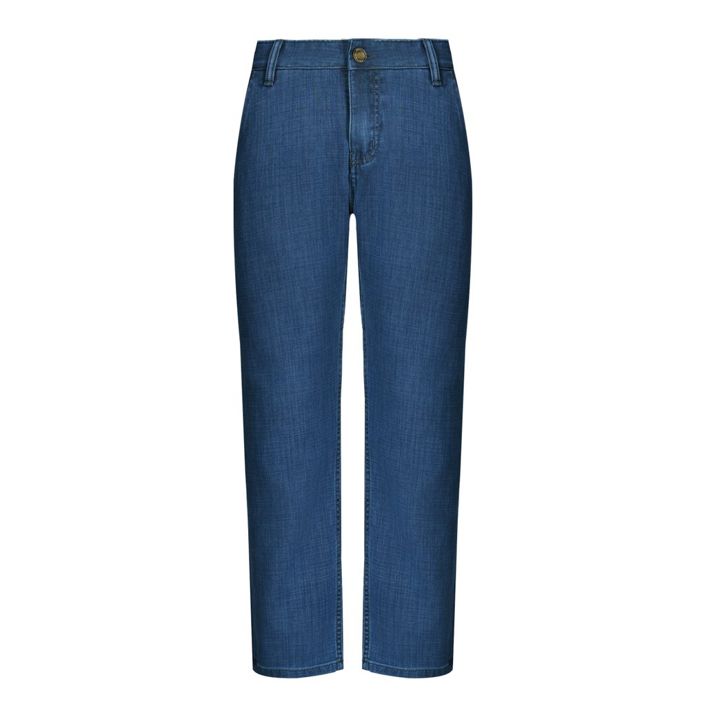 Quần jeans nam MASCULINE MJRC52 Form Regular túi trước chéo – Quần jean trung lông cừu cao cấp