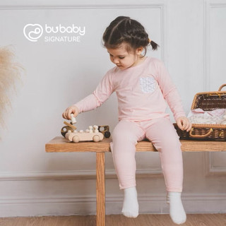 Bộ dài tay cổ tròn túi ngực bubaby