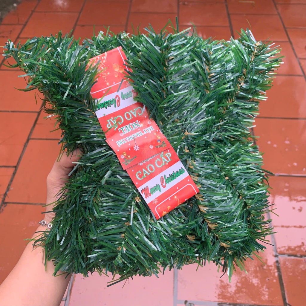 Dây thông chưa trang trí dài 2.7met rộng 20cm hàng cao cấp trang trí giáng sinh  Noel
