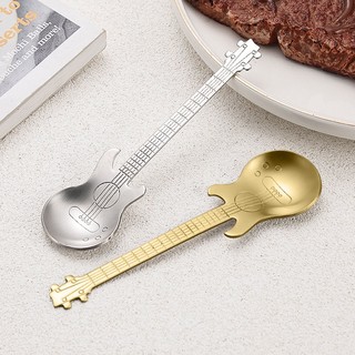 ( Cây đàn ) Muỗng Cà Phê  cây đàn  Inox 304 cán Dài 19,3cm Sang Trọng, Bền Đẹp  Muỗng Inox 304