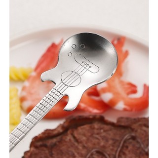 ( Cây đàn ) Muỗng Cà Phê  cây đàn  Inox 304 cán Dài 19,3cm Sang Trọng, Bền Đẹp  Muỗng Inox 304