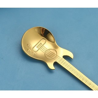 ( Cây đàn ) Muỗng Cà Phê  cây đàn  Inox 304 cán Dài 19,3cm Sang Trọng, Bền Đẹp  Muỗng Inox 304