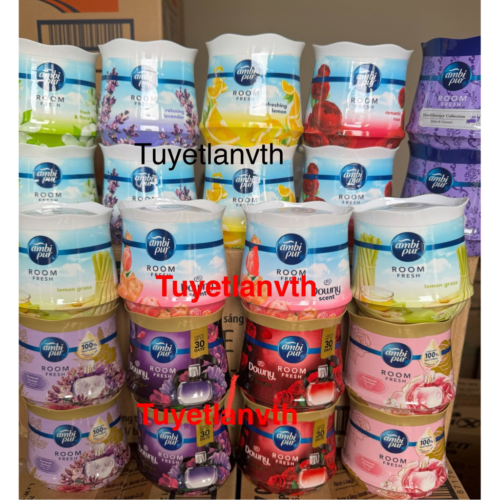 Sáp Thơm Khử Mùi AmBiPur Hương Hoa/ Hương Nước Hoa - Thư Giãn 180g