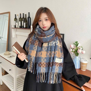 khăn quàng cổ  kẻ xước, sợi len dày dặn siêu ấm, mềm mịn (sẵn) 🌸🌸🌸