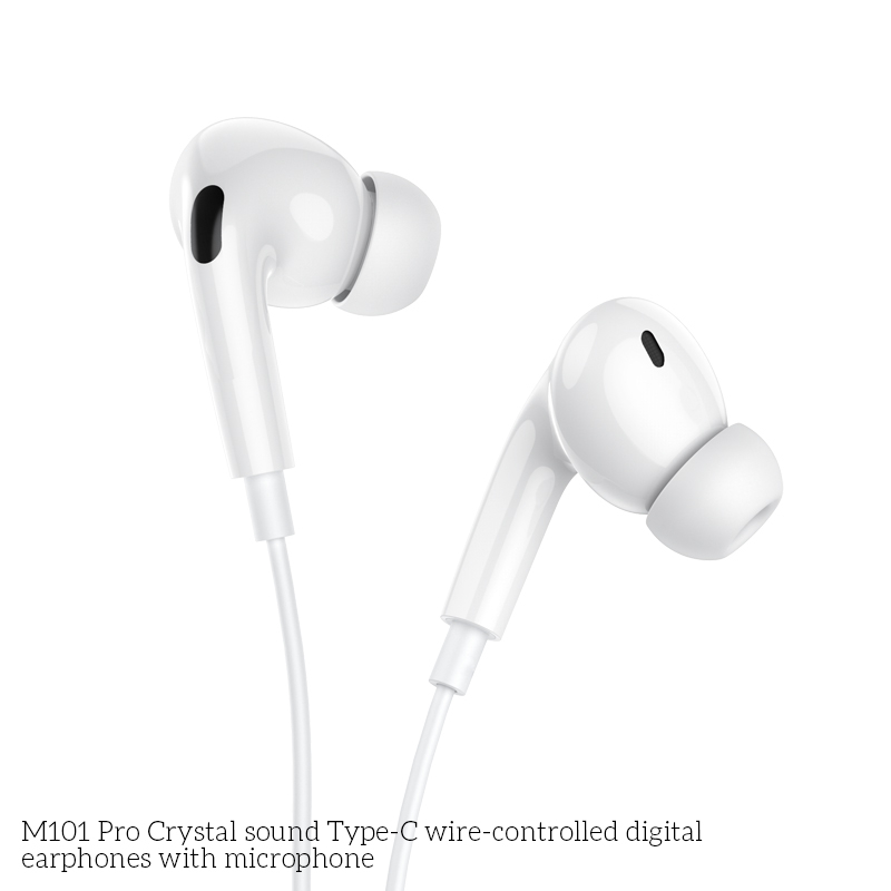 Tai Nghe Hoco M101 Pro Type-C Có Mic – Âm Thanh Rõ, Đàm Thoại Sắc Nét, Nghe Nhạc Chất Lượng Cao