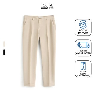 Quần Tây Dài Nam Form Slim Cropped - Routine 10S25PFO001R1