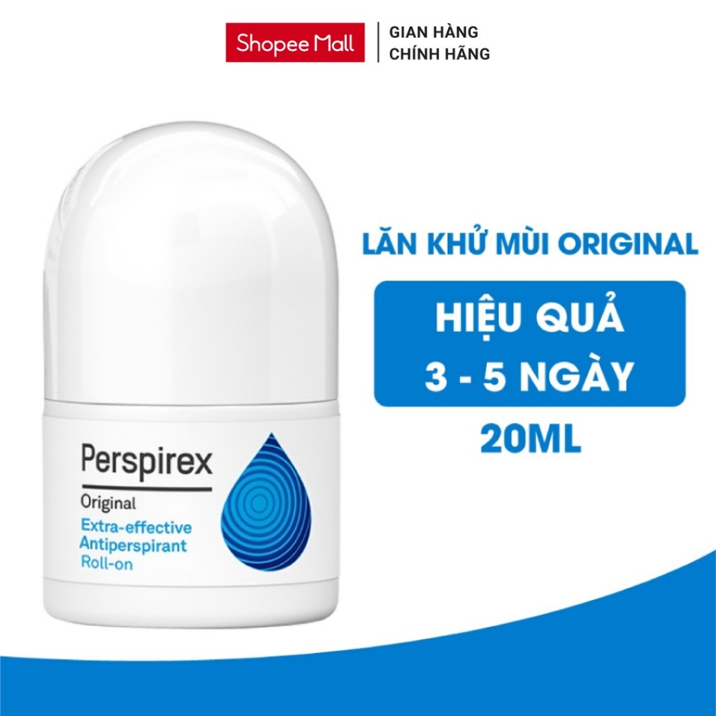 Lăn Khử Mùi Perspirex Original Cho Mọi Loại Da Từ Nhẹ Tới Nặng 20ml