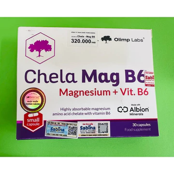 Chela Mag B6 – Bổ sung Magie & Vitamin B6 | Olimp Labs Ba Lan