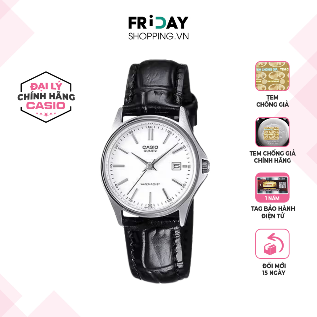 Đồng Hồ Casio Nữ LTP-1183E-7ADF Mặt Tròn Dây Da Thời Trang Chính Hãng | BigBuy360 - bigbuy360.vn