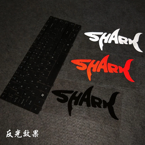 Sticker dán xe ô tô CÁ MẬP tem lột tách nền nhiều màu. SHARK Tem chống nước, bám dính tốt. Trang trí xe hơi phong cách
