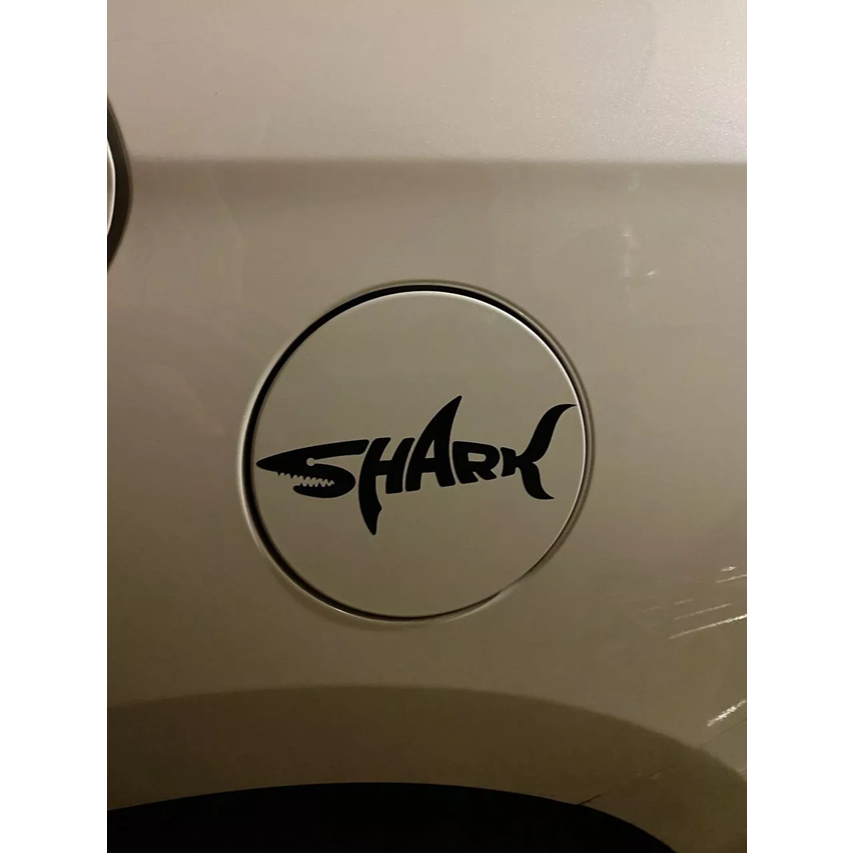 Sticker dán xe ô tô CÁ MẬP tem lột tách nền nhiều màu. SHARK Tem chống nước, bám dính tốt. Trang trí xe hơi phong cách