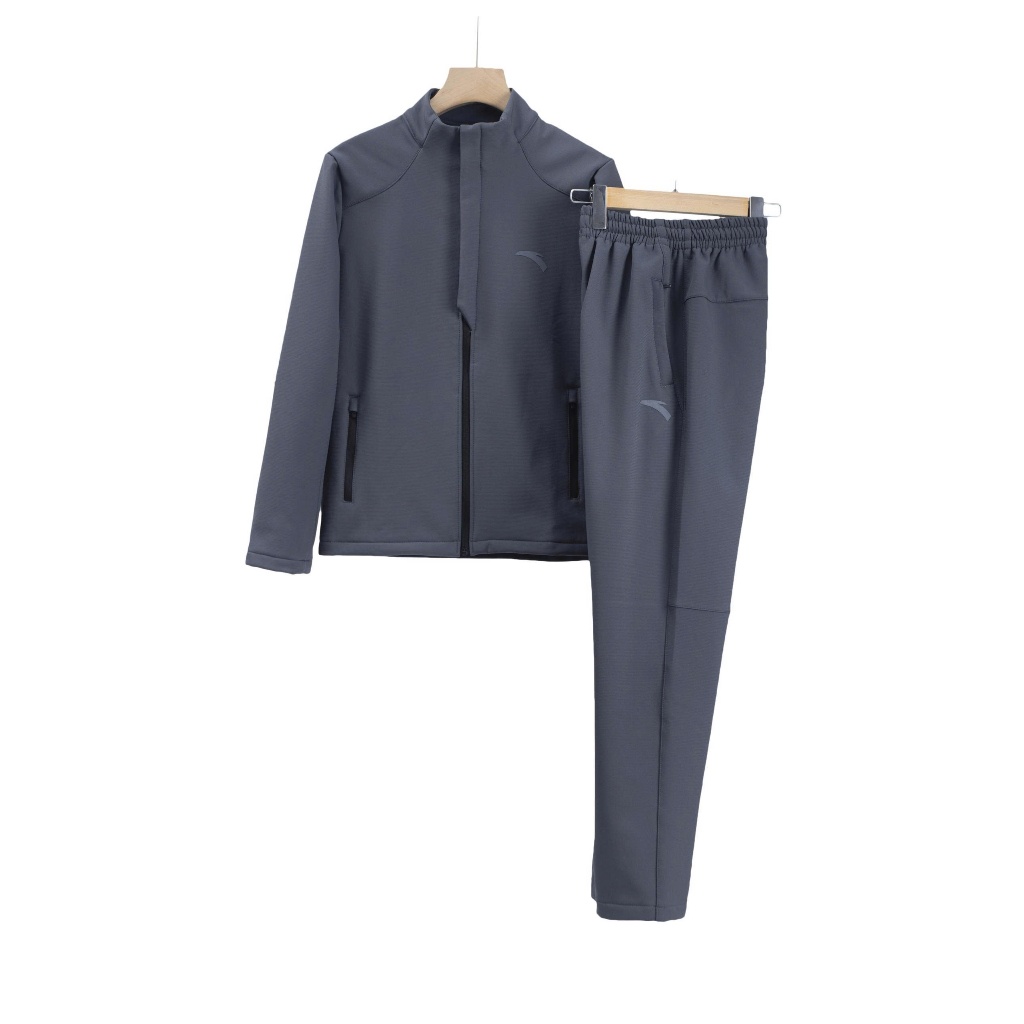 Bộ gió ép nỉ thể thao AT chuẩn authentics vải dày dặn, co giãn form xuông.