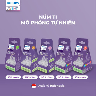 Combo 2 Bình sữa mô phỏng tự nhiên mới PPSU Philips Avent 260ml & Vỉ đôi núm ti mô phỏng tự nhiên mới cho bé