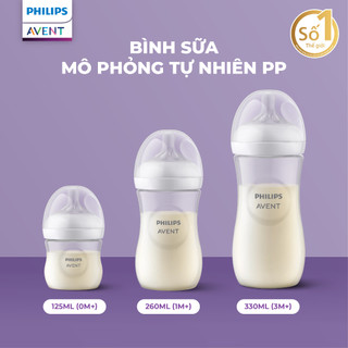 Bình Sữa Mô Phỏng Tự Nhiên Mới Philips Avent Natural Response - 125ml/ 260ml/ 330ml (Hộp 1 bình)