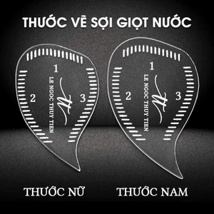 Thước Vẽ Sợi Hairstroke – Dụng Cụ Hỗ Trợ Vẽ Sợi Chân Mày Nam Nữ Chuẩn Từng Nét