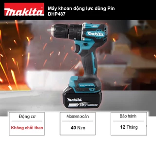 Máy khoan động lực dùng Pin 18V Makita DHP487 - Không chổi than | Makita Việt Nam