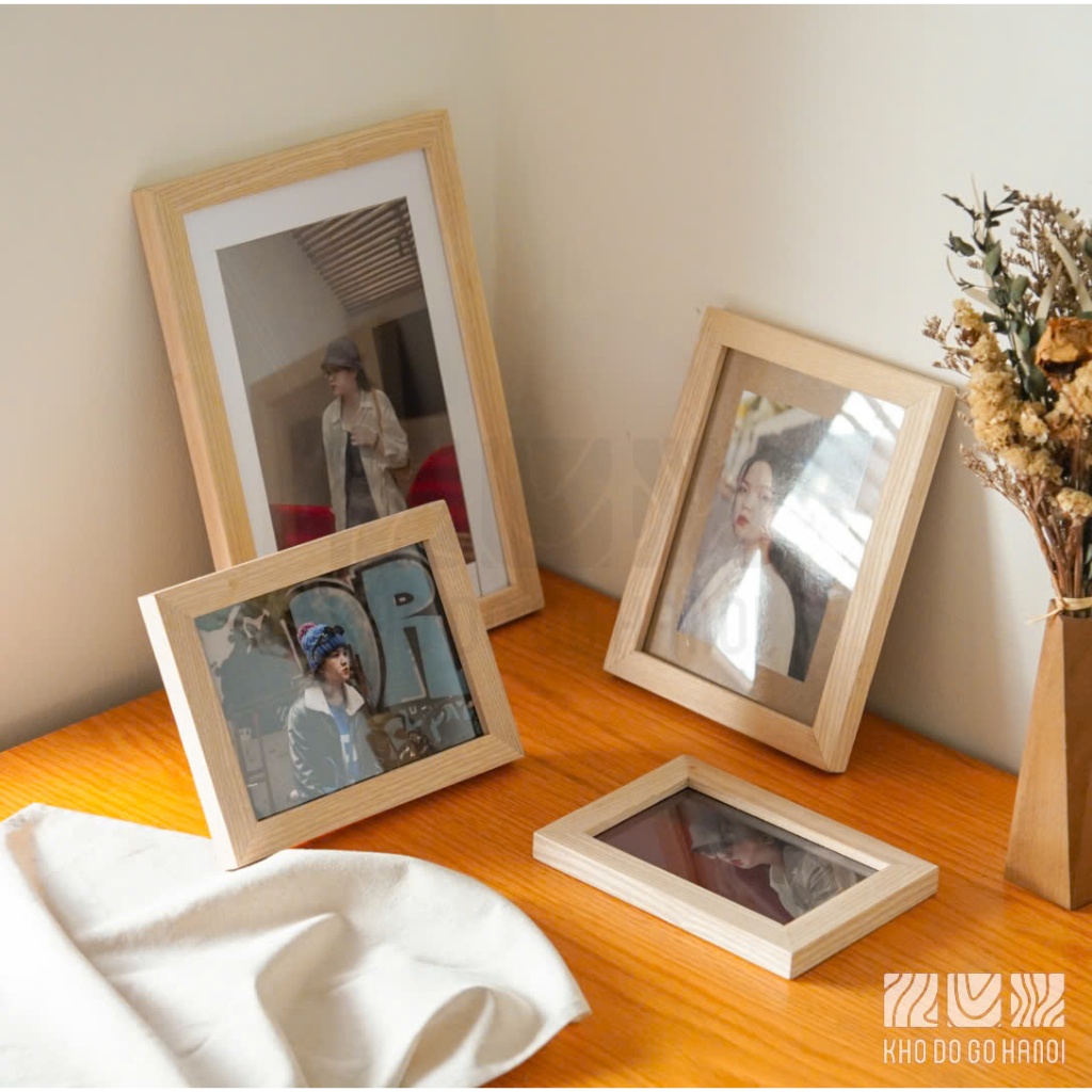 Khung ảnh để bàn hoặc treo tường BẢO HÀNH GÃY VỠ size 10x15, 13x18, 15x21, 21x30 TẶNG KÈM chân chống