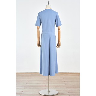 Áo Kiểu Nữ LAMER FASHION Cổ Nơ Liền Sang Trọng Phối Quần Ống Rộng Giả Váy Thanh Lịch L65D25Q012 L64W25Q009