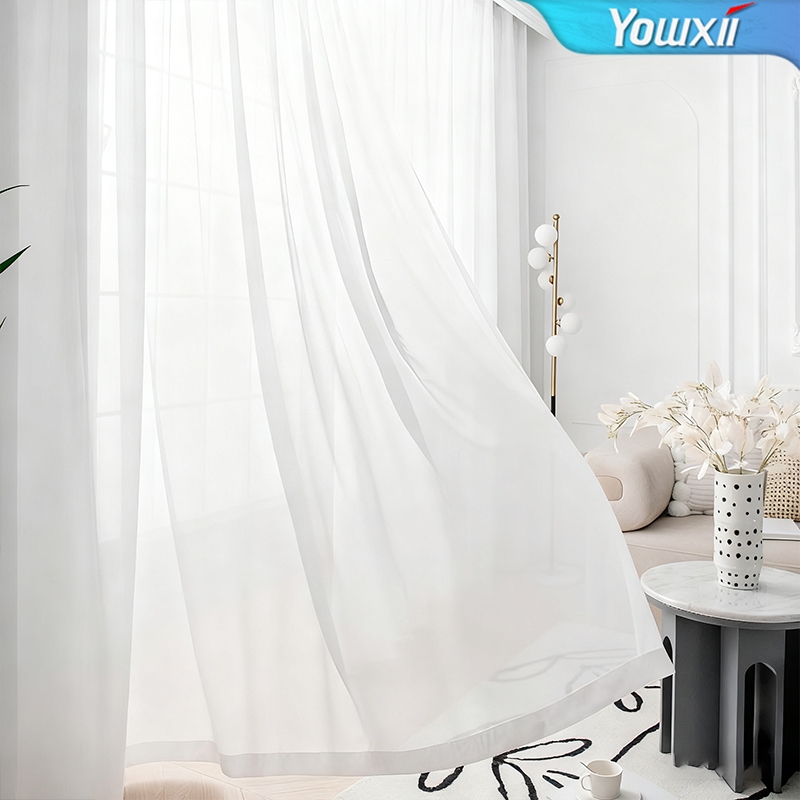 YOWXII Rèm Voan Trắng,Rèm Canvas Mộc Vintage Trang,Trang Trí Khách Sạn ...