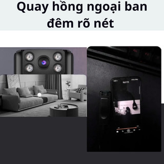 Camera giám sát M11 Full HD rõ nét quay ngoài trời và trong nhà, camera mini không dây ghi âm