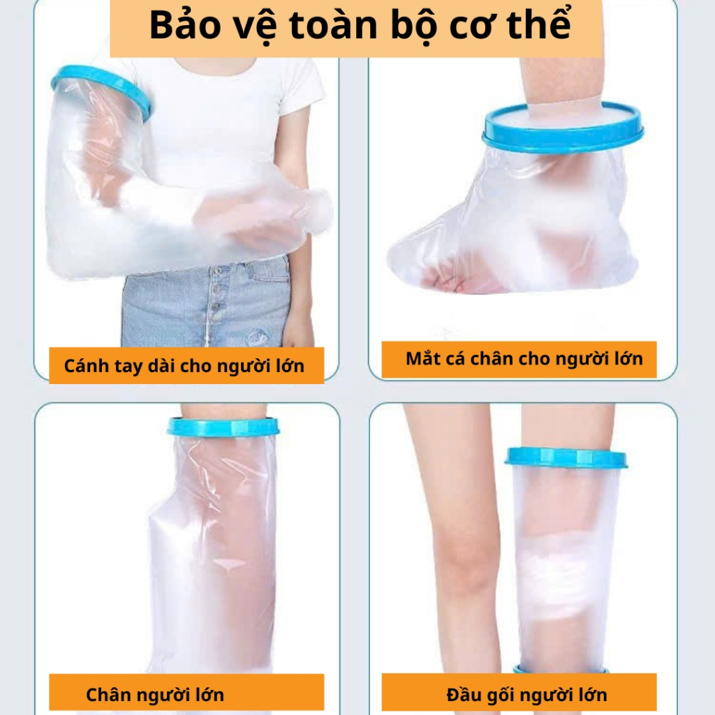 Bao Bọc Vết Thương Chống Nước – Sử Dụng Khi Tắm, An Toàn – Tiện Lợi – Tái Sử Dụng