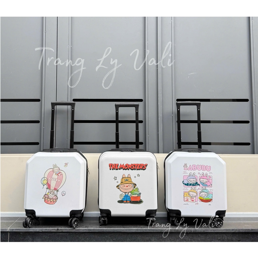 Vali Trẻ Em, Vali Du Lich Cho Bé Trai, Vali Du Lịch Cho Bé Gái, Vali Kéo Du Vali Ku Lịch Size 18 inch, Vali Kuromi.