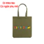 Túi Tote màu xanh có khóa Việt Nam ĐẬM NÉT VĂN HOÁ VIỆT túi vải canvas dùng đi chơi đi học thời trang đeo vai tuie0269