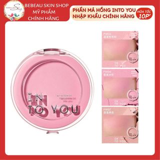 Phấn Má Hồng Into You Fluffy Pillow Single Blusher Phấn Mịn Tạo Hiệu Ứng Tự Nhiên 5g - Bebeau