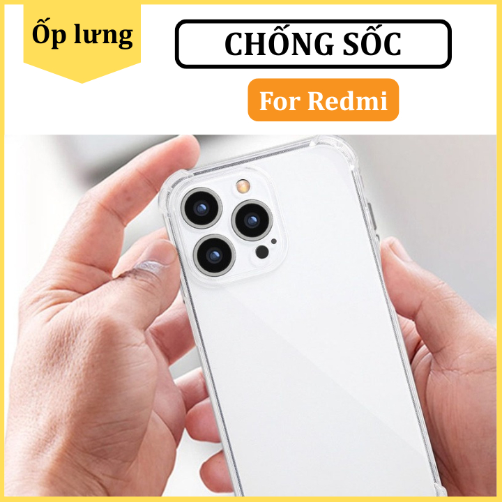 Ốp lưng Redmi Note 14 13 12 Pro 4G 5G Redmi 15 14c 13c 13 12 12c 10c Xiaomi 13 14 15 trong chống sốc