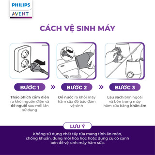 Máy Hâm Sữa Và Thức Ăn Cao Cấp Philips Avent - Nhanh Chóng, An Toàn, Giữ Trọn Dinh Dưỡng Cho Bé