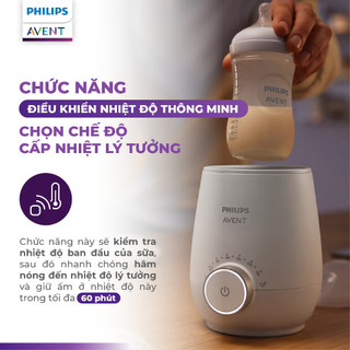 Máy Hâm Sữa Và Thức Ăn Cao Cấp Philips Avent - Nhanh Chóng, An Toàn, Giữ Trọn Dinh Dưỡng Cho Bé