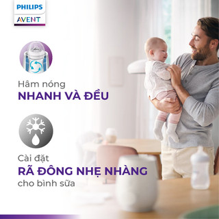 Máy Hâm Sữa Và Thức Ăn Siêu Tốc Philips Avent - An Toàn, Giữ Trọn Dinh Dưỡng Cho Bé