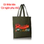 Túi Tote màu xanh có khóa Xin chào Việt Nam túi vải canvas dùng đi chơi đi học thời trang đeo vai 35x40cm tuie0267