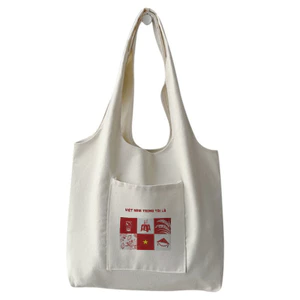 Túi tote liền thân đeo vai Việt Nam trong tôi là... đặc trưng Túi vải canvas du lịch đi chơi đi học tuicwh0266