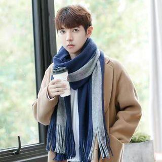 Mẫu khăn Rin - Cặp Đôi cho cả Nam Nữ. Chất liệu Len không Xù Lông. Thời trang Hàn Quốc