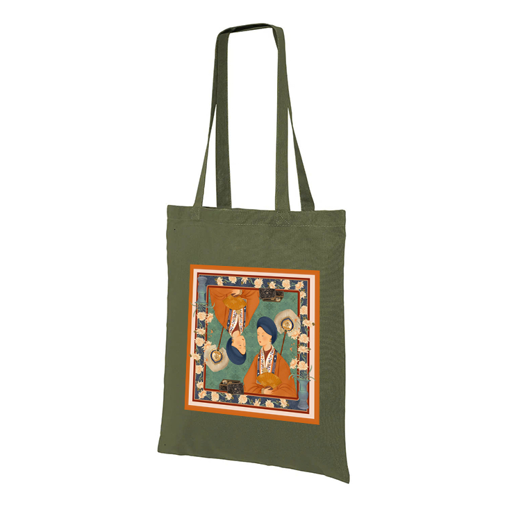 Túi Tote màu xanh có khóa Việt Phục phụ nữ Việt Nam túi vải canvas dùng đi chơi đi học thời trang đeo vai tuie0265