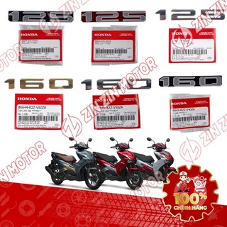 Tem Số 125 / 160 Yếm Xe Air Blade 125/160 2025 86644-K3A-V40ZB , 86644-K3A-V40ZA Chính Hãng - ZZM