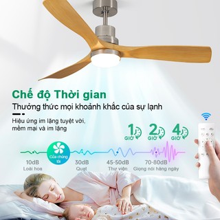【COD】Gogeous quạt trần phòng khách DC cao cấp quạt trần 3 cánh trang trí