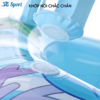 Phao bơi có mái che chống tia UV cho bé, ghế ngồi an toàn chống lật chất liệu PVC cao cấp PXC-MC02