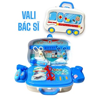 Bộ đồ chơi nhập vai valy bác sỹ cho bé có quai xách