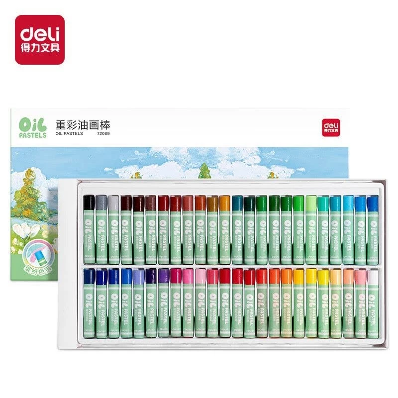 BÚT SÁP DẦU CHUYÊN NGHIỆP DELI - HỘP GIẤY - 24/36 MÀU - 72087 / 72088