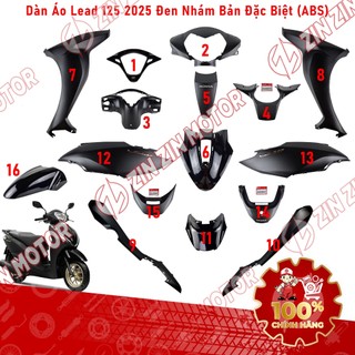 Dàn Áo Lead 125 2025 Đen Nhám Phiên Bản Đặc Biệt (Phanh ABS) Chính Hãng - ZZM